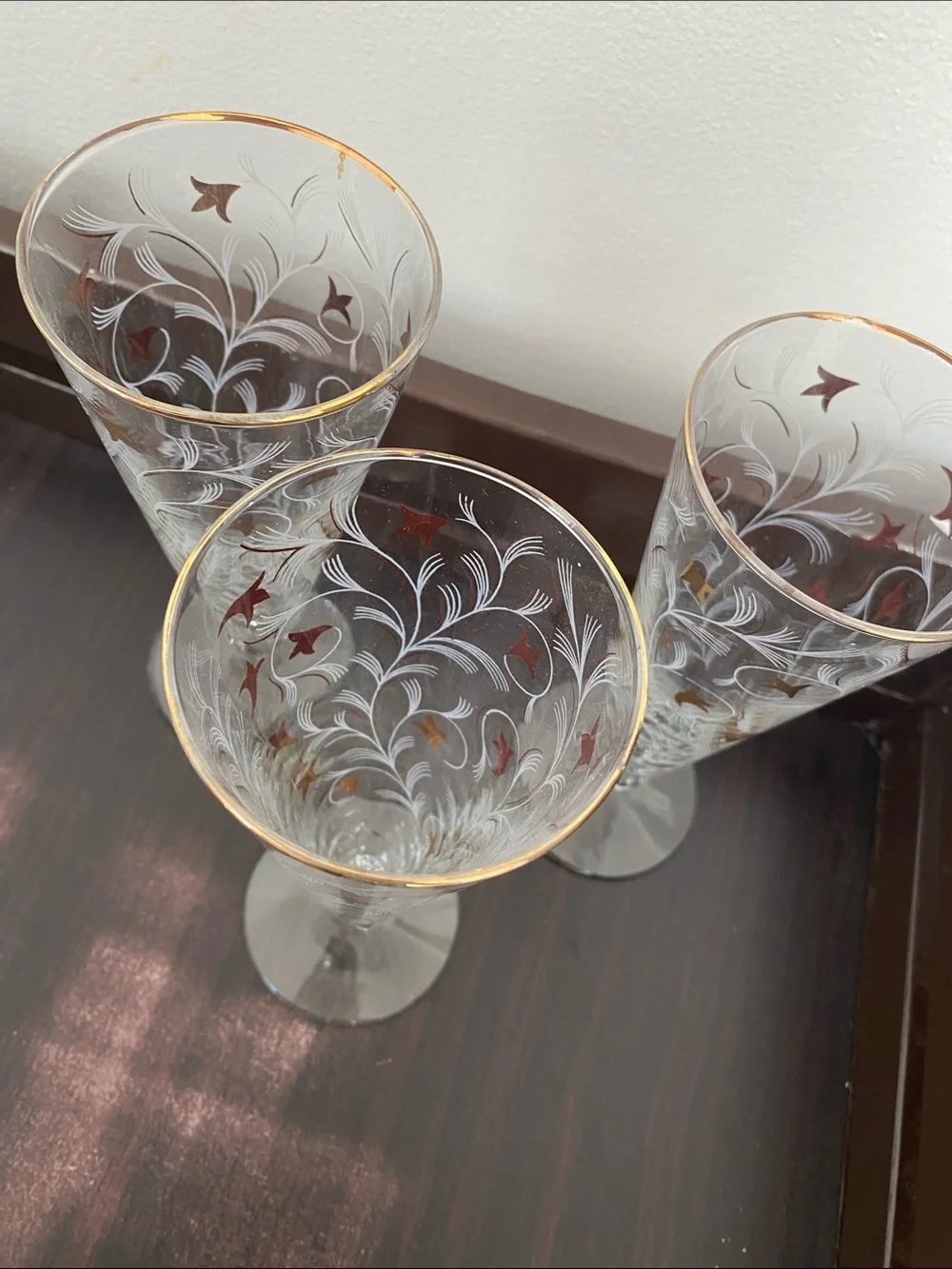 Libbey toasting elegant glass